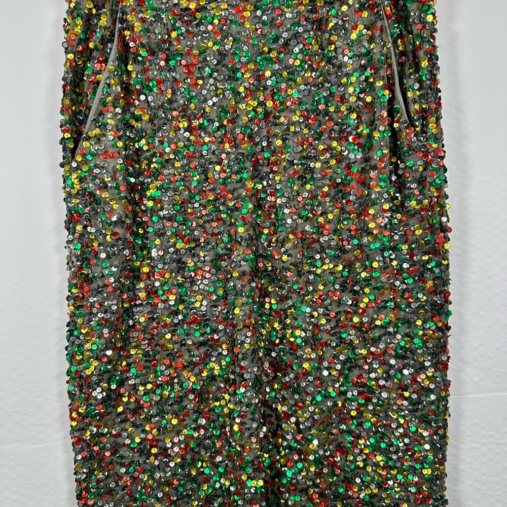 Vintage Multicolor Sequin Skirt